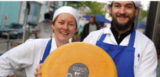Owners of The Bristol Cheesemonger outside shop - credit The Bristol Cheesemonger