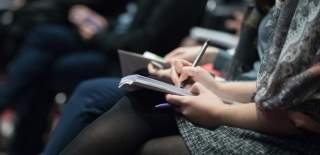 Person taking notes