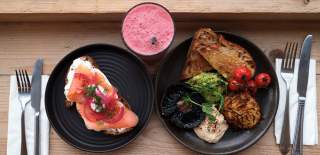 Brunch dishes at Pinkmans - Credit Pinkmans