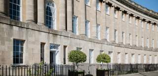 Exterior of The Royal Crescent Hotel & Spa in Bath