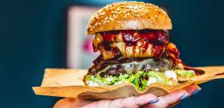 Burger at Burger Theory in Bristol - credit Burger Theory