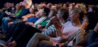 Audience watching film in cinema at Watershed - credit Jon Craig