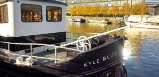 Kyle Blue Bristol Boat youth hostel