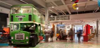 Interior of the M Shed local history museum on Bristol Harbourside - credit Credit Quintin Lake