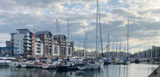 A view of the Portishead Quays Marina in the town of Portishead near Bristol - credit Laura Valentine