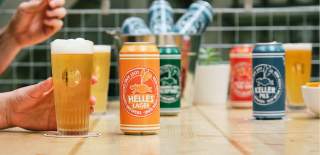 Cans of Lost and Grounded beers - credit Lost & Grounded