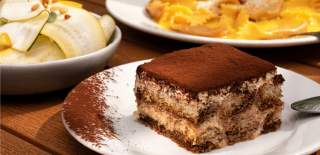 Little Hollows Pasta and Tiramisu