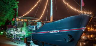 Exterior of the Thekla floating nightclub in Bristol's Harbourside - credit Thekla Bristol