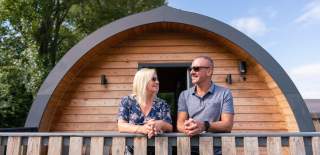 Camping pods at Brean Holiday Resort Unity in North Somerset - credit Brean Holiday Resort Unity