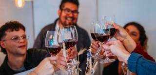 Group wine tasting - credit Food Tours of Bristol