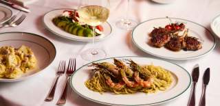 Plates of food at San Carlo in Bristol - credit San Carlo