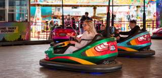 Dodgems at Brean Theme Park in North Somerset - credit Brean Holiday Resort Unity