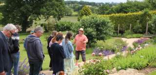 People inthe garden at The Pony Chew Valley in North Somerset near Bristol - credit Visit West