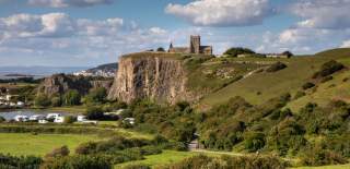 A view of the cliffs in the Uphill area of Weston-super-Mare near Bristol - credit Dave Peters