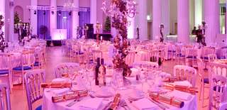 Christmas parties at Pittville Pump Room in Cheltenham.