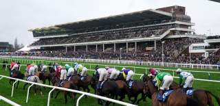 Horse racing at the Cheltenham Festival at Cheltenham Racecourse.