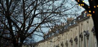 Twinkly lights in Regency Cheltenham