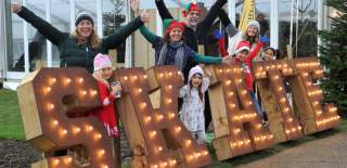 Cheltenham Ice Rink skate sign