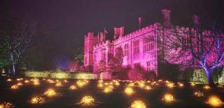 Sudeley Castle Christmas lights