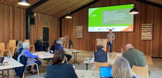 A group of businesses at a training session