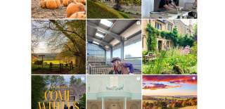 A selection of images showing on the Cotswolds Instagram feed