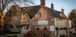 Exterior of the Red Lion at Long Compton