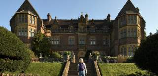 front of the Knightshayes property @National Trust