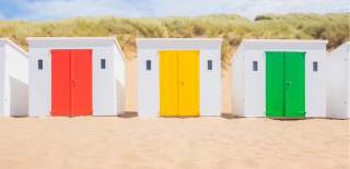 Woolacombe beach huts