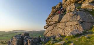 Climbing in Dartmoor