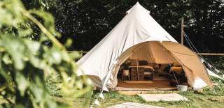 Bell Tent at Little Otchan Glamping