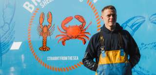 A fisherman from Bridlington Shellfish