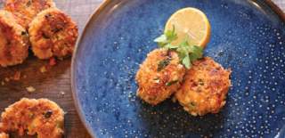 Luxury lobster fishcakes