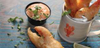 Crispy lobster claws
