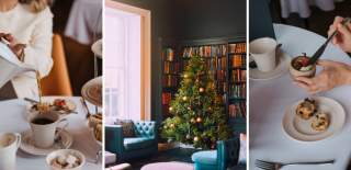 Festive afternoon tea at Saltmarshe Hall
