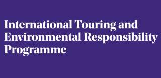 International Touring and Environmental Responsibility Programme in white text on a blue background.
