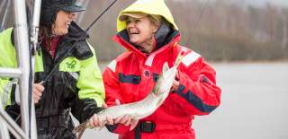 Pike fishing in the Halden Canal
