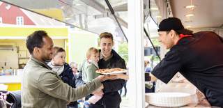 Food Truck i Moss sentrum