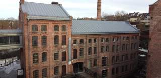 Møllebyen i Moss, mot Moss Industrimuseum