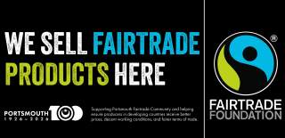 We Sell Fairtrade Products Here banner