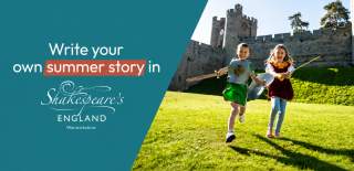 Children playing at Warwick Castle