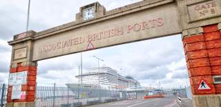 ABP Dock Gate 8 with cruise ship Southampton