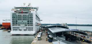 Cruise Ship at Southampton Docks