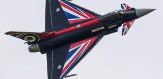 RAF Eurofighter Typhoon UK Banner Southport Air Show