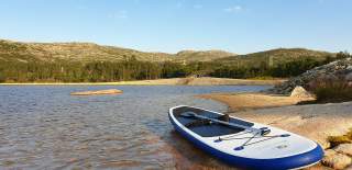 SUP-brett på fjellet