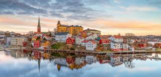 Arendal by om høsten
