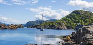 Seilbåt ved Svendsvika - Lista