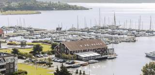 Utsikten fra Club21 i Kristiansand