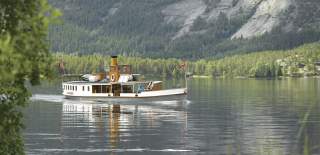 The steamship Bjoren in Bygland