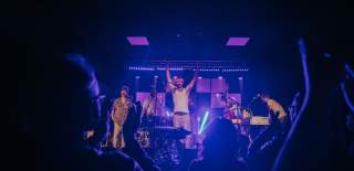 A gig at Future Yard in Birkenhead