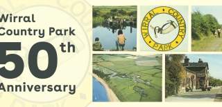 Postcard historic images of Wirral - Wirral Country Park 50th Anniversary